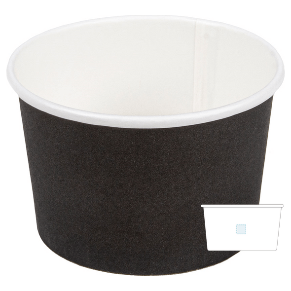 Eiscremebecher aus Karton